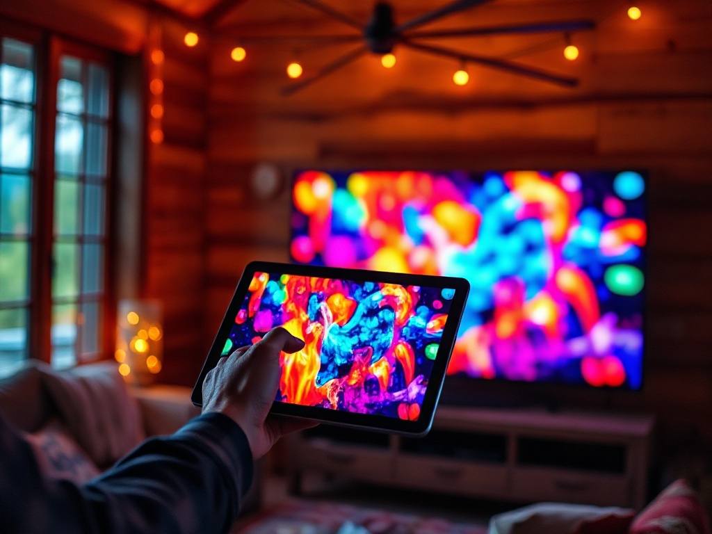 Angels IPTV Multi-Device Streaming auf Smart TV und Tablet